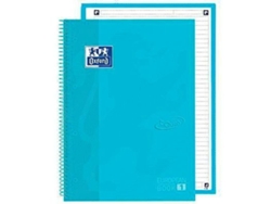 Cuaderno escolar Oxford European Book azul pastel A4 80 hojas 5 piezas