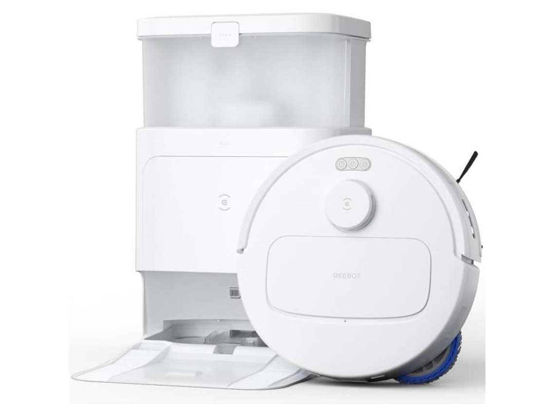 Robot aspirador con estación de filtrado automática - ECOVACS N30 Pro OMNI - Potencia 10000Pa - Limpieza con agua caliente