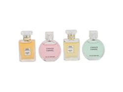 Set De 4 Perfumes Florais Frutais Para Mulher, Presente Ideal Com Garrafas De Vidro E Jeringa De Alumínio