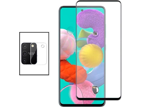Kit Protector de Cámara Trasera Samsung Galaxy S10 Lite PHONECARE y Cristal Templado 5D Full Cover