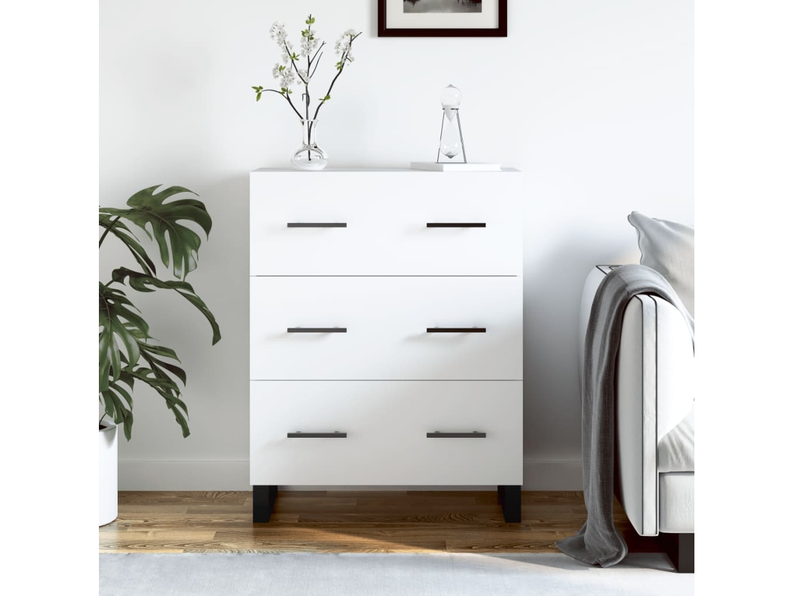 Lovely Home Aparador 69,5X34X90 Cm Madera Procesada Blanco