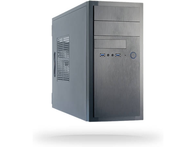Caja PC CHIEFTEC HT-01B-350GPB (ATX Mid Tower - Negro)