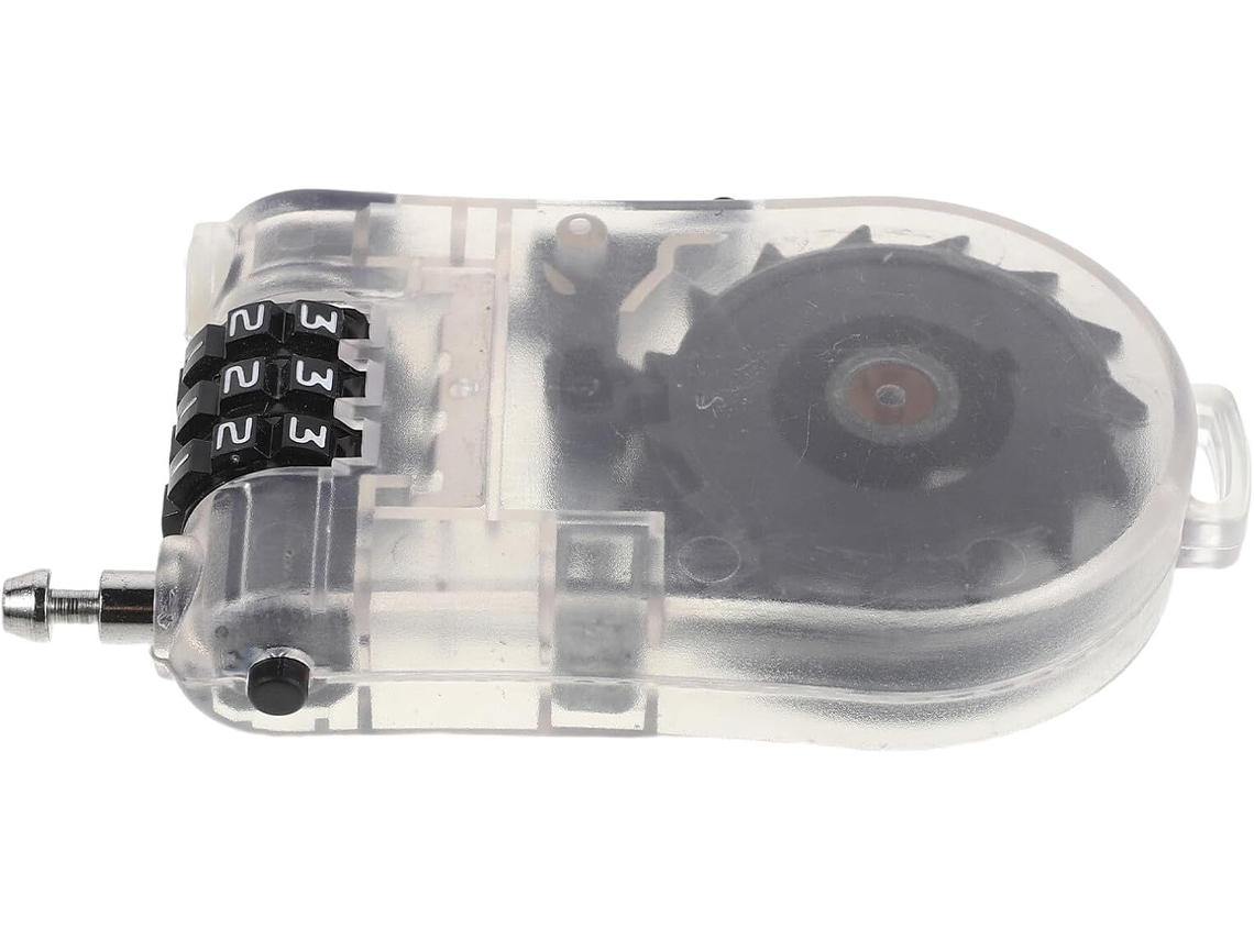 Cable de acero retráctil antirrobo, 96,5 cm, para bicicletas