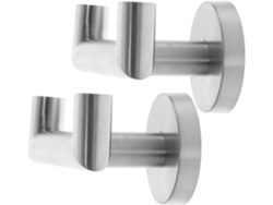 Soporte Doble De Acero Para Toallas Y Accesorios, Montaje En Pared (2 Pzas), Baño, Cocina Oficina:
