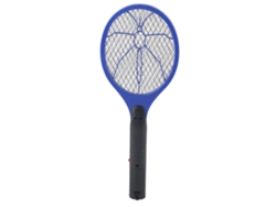 Raqueta eléctrica inalámbrica azul para matar mosquitos e insectos