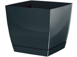 Maceta PROSPERPLAST Coubi Square P (Negro - 10 x 10 x 9.2 cm)