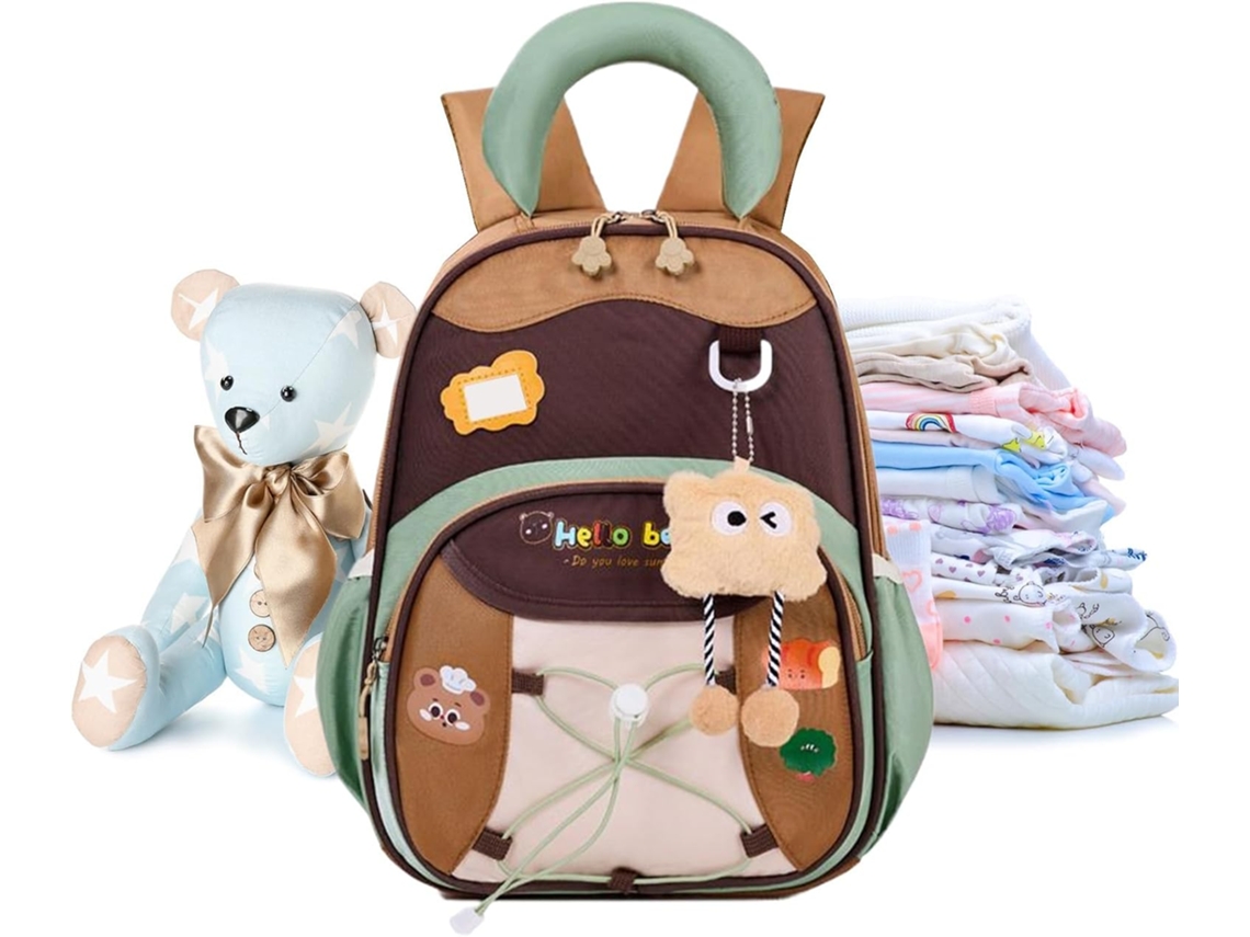 Mochila para niñas con diseño de dibujos animados, 32 cm de altura, para niños de 3 a 6 años.