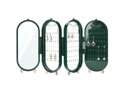 2026-porta Pendientes Con Espejo, Organizador Plegable Para Pendientes Y Collares, Estante De Exhibición Moderno