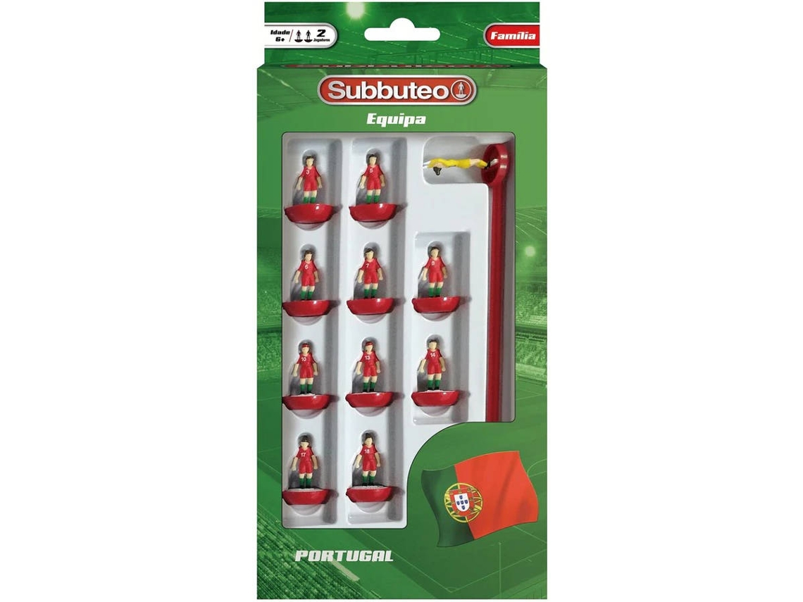 Piezas de Juegos de Mesa ELEVE11FORCE Subbuteo Equipa Feminina Equipamento Vermelho (Edad Mínima: 6 Años)