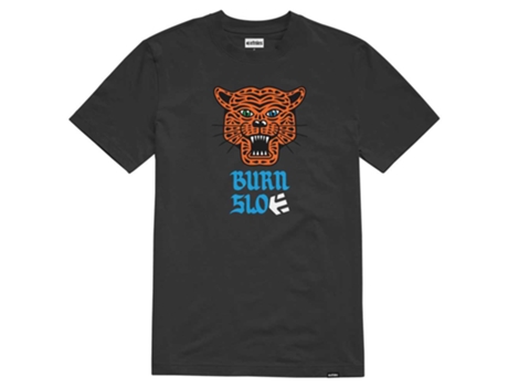 Camiseta de Hombre ETNIES Burn Slow Negro (S)