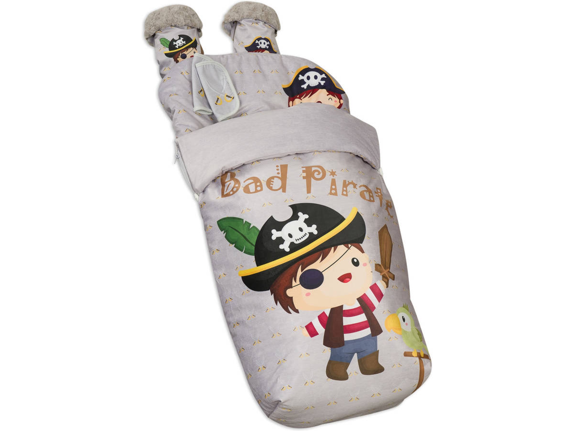 Funda Impermeable con Guantes y Protector de Cinturón BABYLINE Bad Pirate