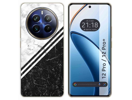 Funda Diseño Mármol para Realme 12 Pro 5G / 12 Pro Plus 5G TUMUNDOSMARTPHONE Silicona Multicolor