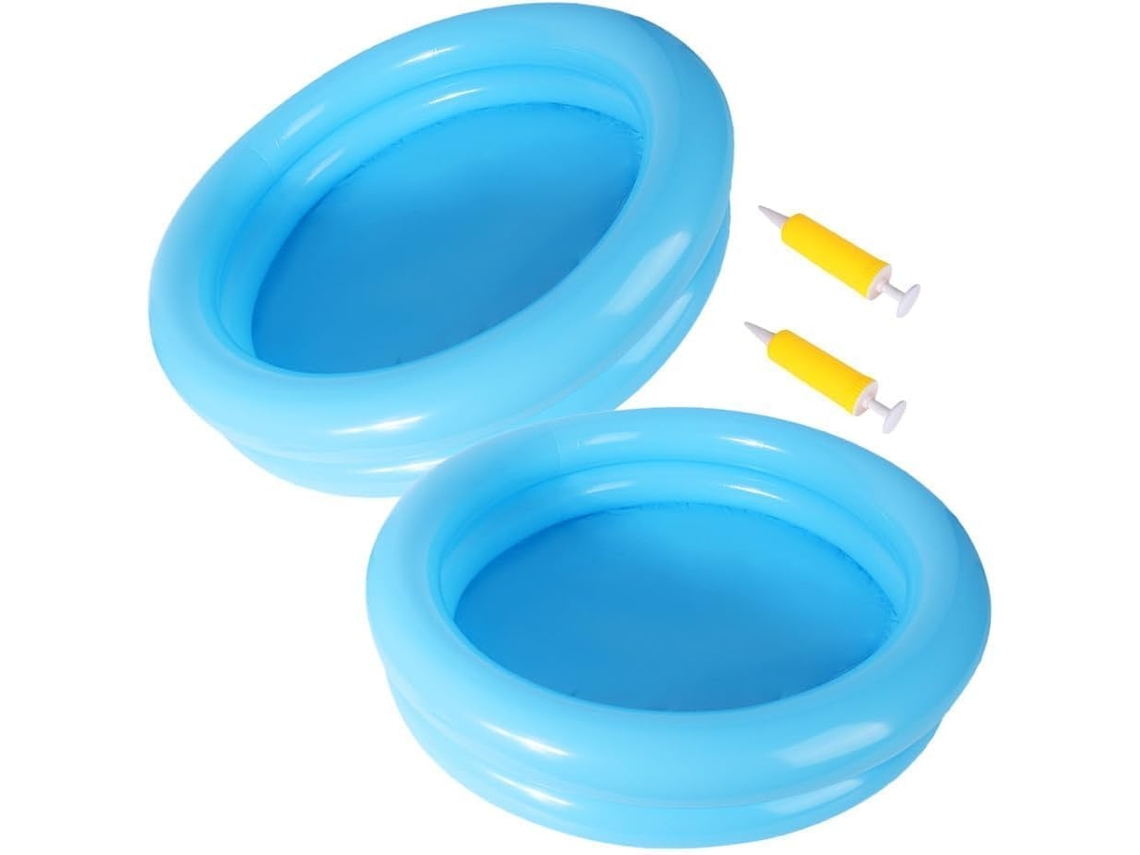 Juego De 2 Redondas Con Bomba, Inflables Pequeños Para Interiores Y Exteriores, A La Moda Práctica