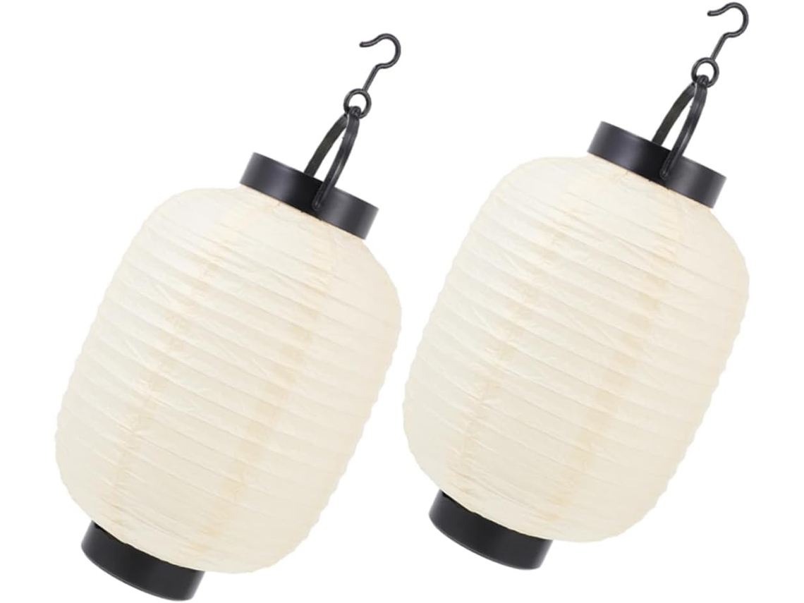 Farolillos De Papel Japoneses Plegables De 2 Piezas Con Luces, Elegantes Elementos Decorativos.
