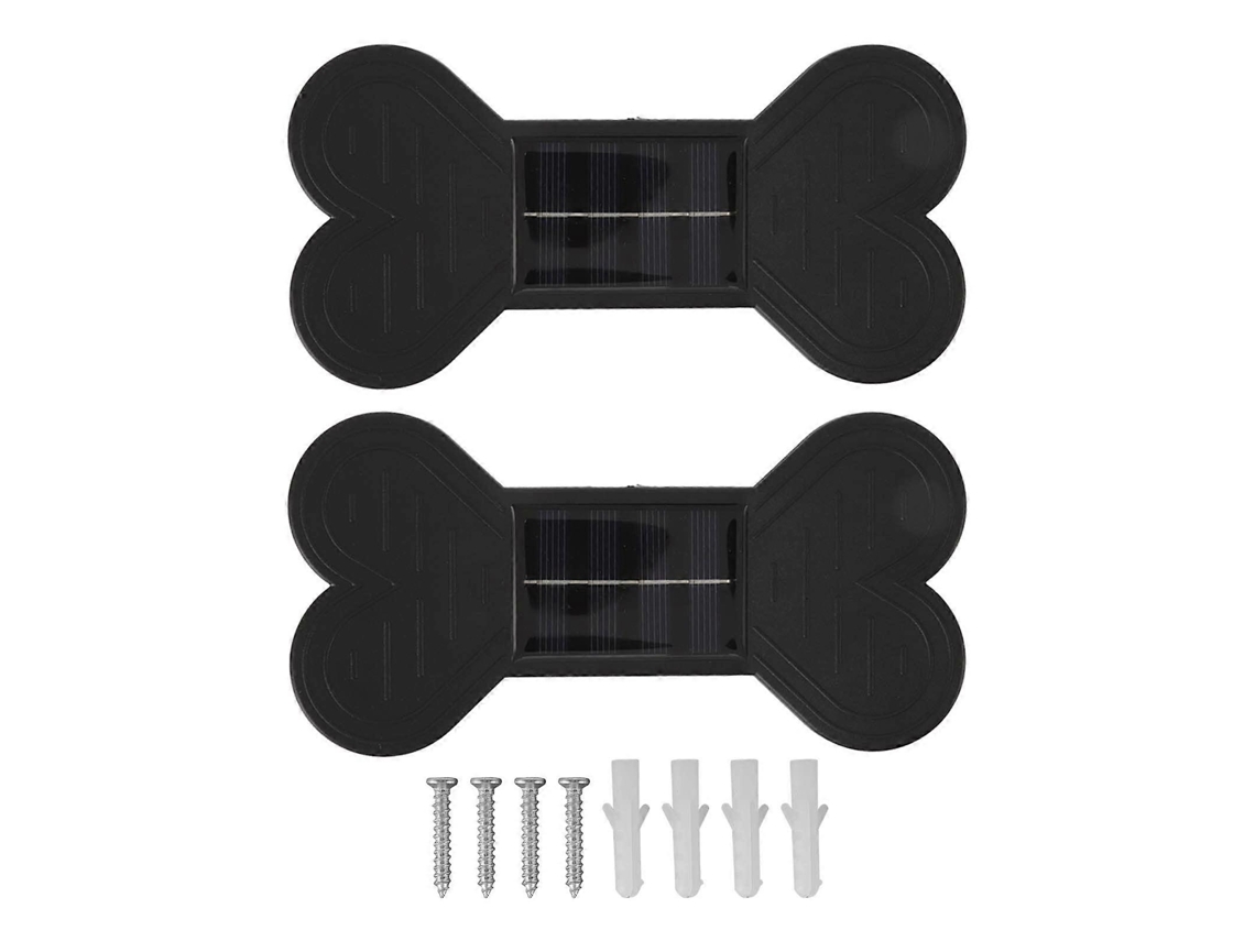 Rebe-luz Solar Para Pared Exterior, 2 Unidades Con Sistema De Sensor Inteligente Y Tubo De Expansión, Impermeable Y Material Abs Premium