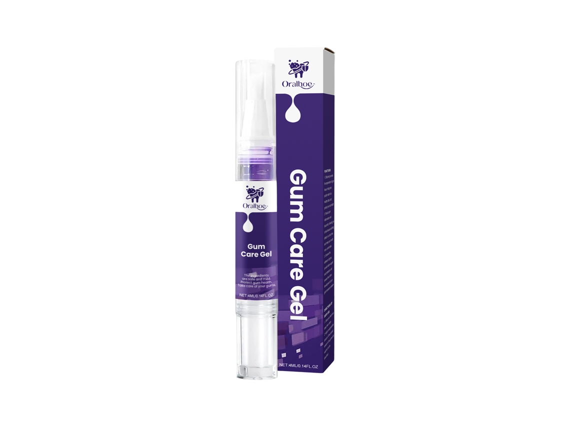 Gel morado para el cuidado de las encías