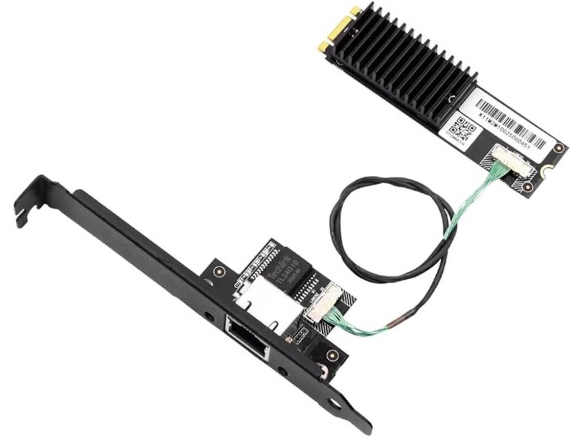 Tarjeta De Red De 10 Gbps Compatible Con Pc De Escritorio Y Servidor Aqc113 M 2 B+ M A Puerto Controlador Lan Rj45