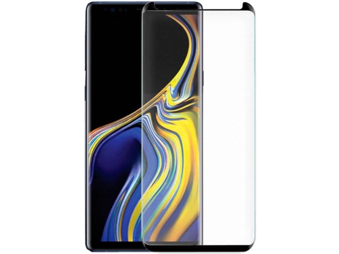 Protector de Cristal Templado Samsung Galaxy Note 9 Curvo Negro