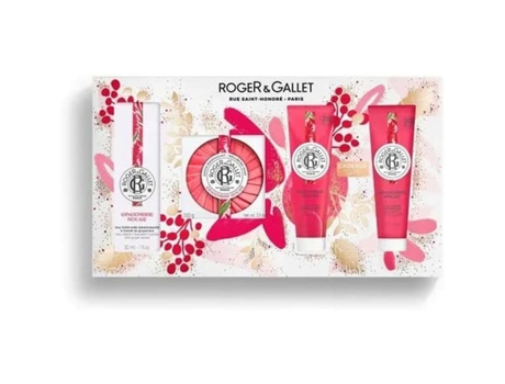 Juego de Perfume Unissexo Roger & Gallet Gingembre Rouge 4 Peças