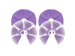 Compresas Térmicas Para Lactancia Morado 2 Piezas, Reutilizables, Confort Mamario Y Uso Diario Seguro