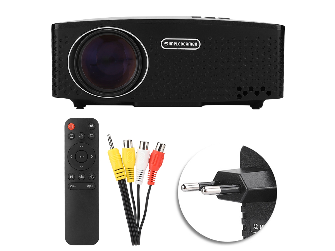 Proyector (1080p Full Hd Android Bluetooth Wifi) Proyector Led Portátil Para Cine En Casa