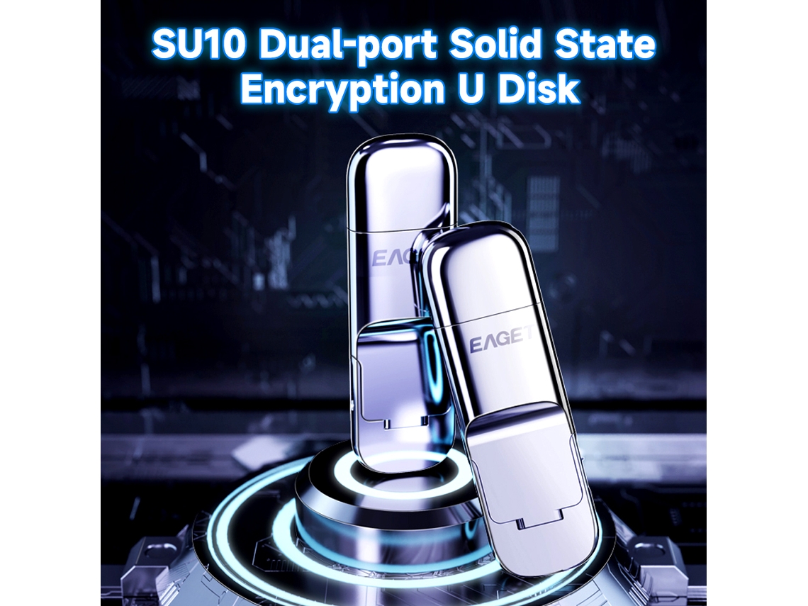 Vlrla-2026novoeaget Su10 128gb Usb3.0 Type-c Disco U De Cifrado