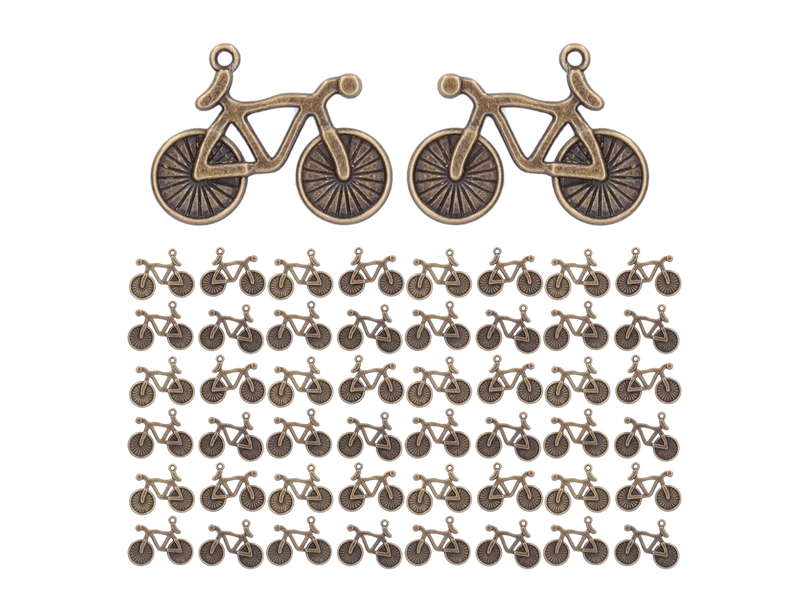 50 Piezas De Llaveros Colgantes Para Bicicleta, Accesorios De Joyería Diy, Pulseras Y Collares Decorativos