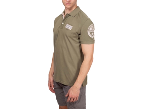 Polo de Hombre NAPAPIJRI Algodón Verde (XL)