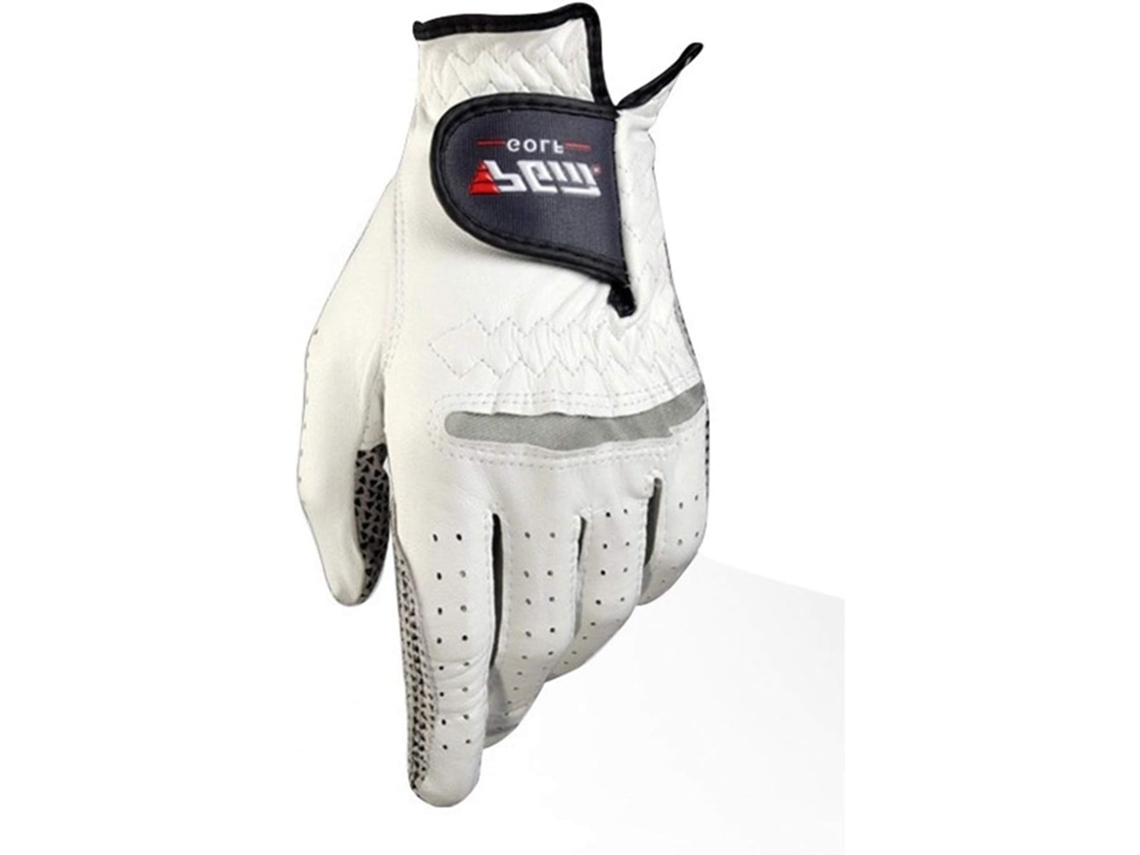 Guante de golf para hombre, de microfibra, con banderas, buen agarre, duradero, sin marca.