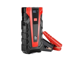 Arrancador De Batería Portátil Klack 12v 14000 Mah Con Pinzas Inteligentes, Power Bank Usb-c, Linterna Led Sos Y Estuche