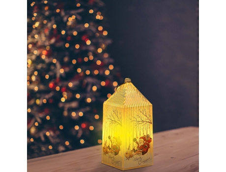 Adorno de Navidad Atmósferas Decorativos Noche Plástico Negro