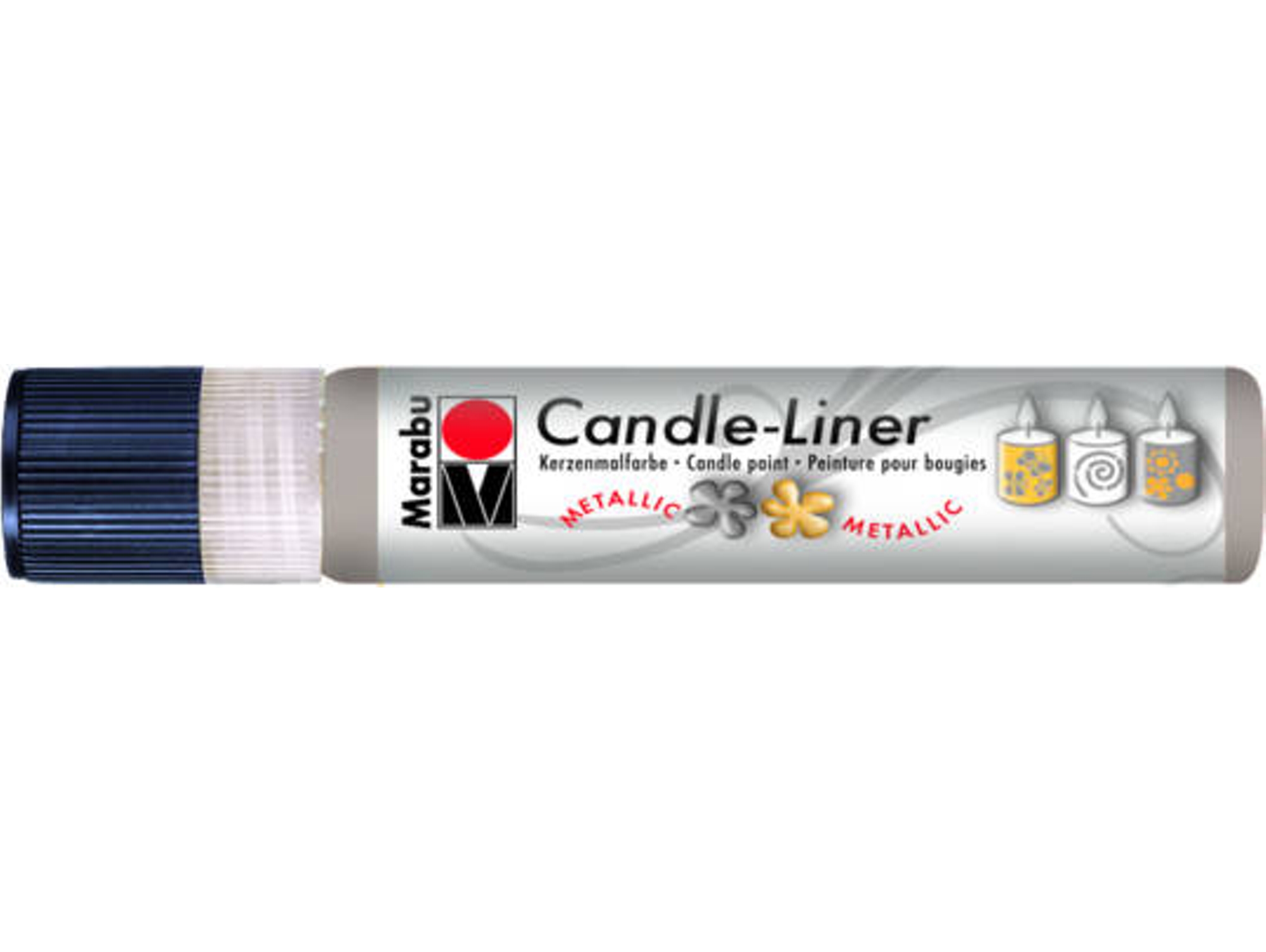 Pintura MARABU Candle-Liner Gris 25 ml