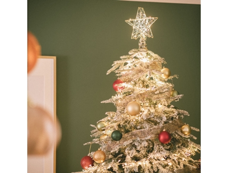 Estrella LED para Árbol de Navidad Metal con Batería Bellen