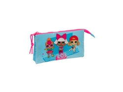 Estuche triple para lápices Lol Surprise! Divas 22x12x3cm Safta
