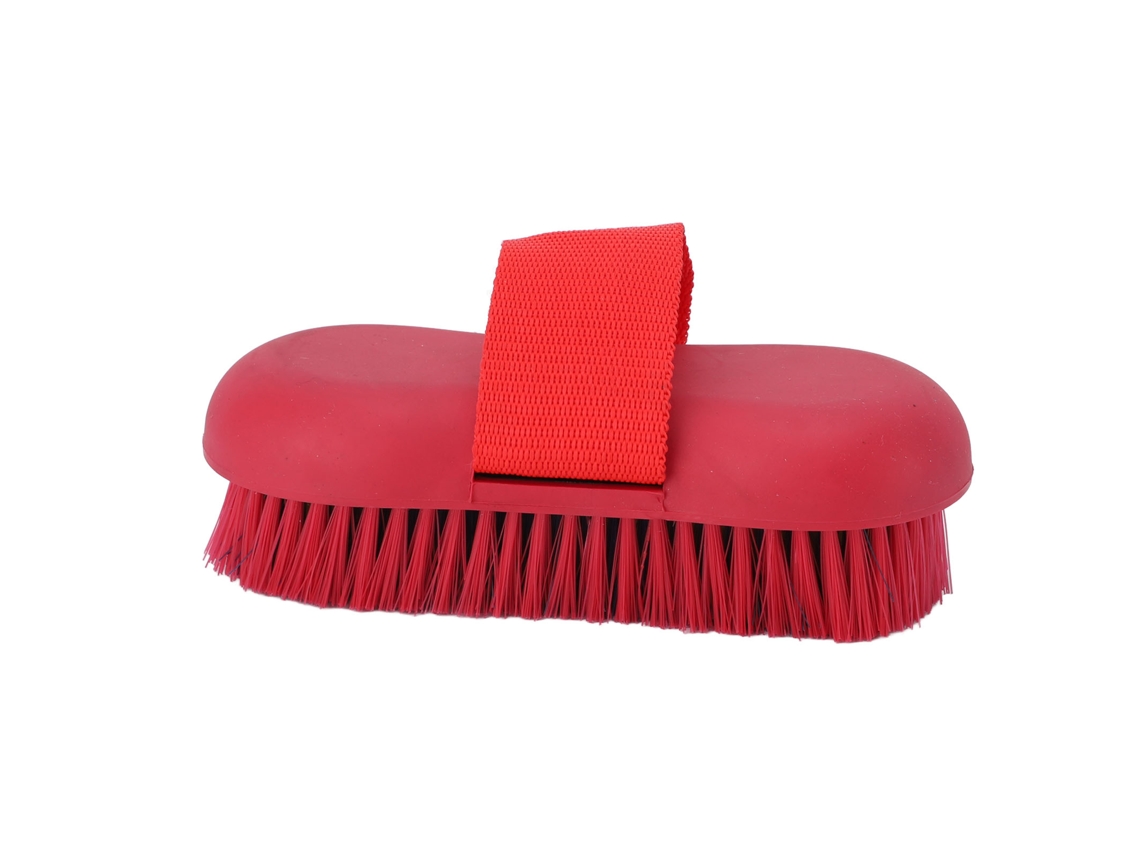 Cepillo Para El Cuidado De Caballos Con Cerdas Suaves Y Antideslizantes, Y Esponja Para La Limpieza Y El Baño De Caballos.
