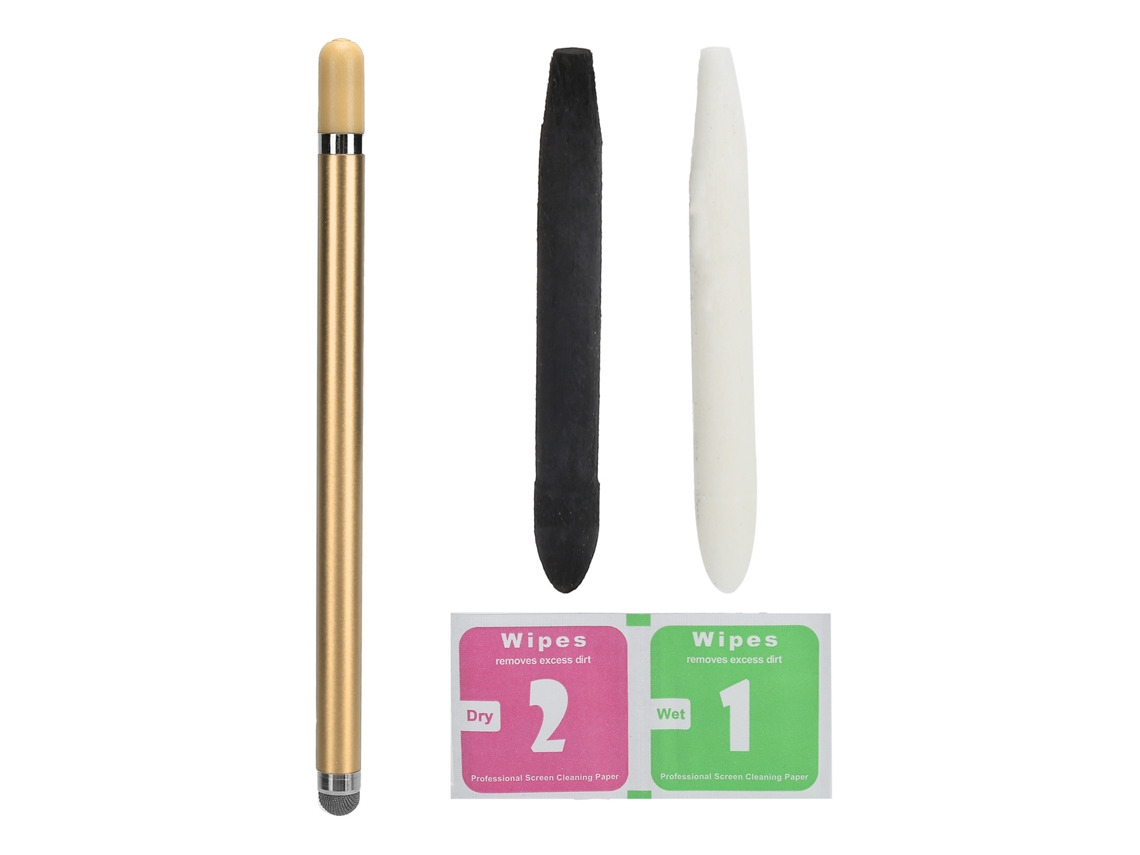 Lápiz digital para iOS/Samsung/Huawei/Android, para pantallas táctiles Amarillo Dorado Claro