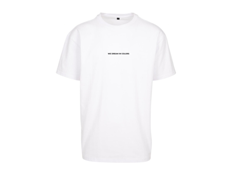 Camiseta para Unisexo MISTER TEE (L - Algodón - Blanco)