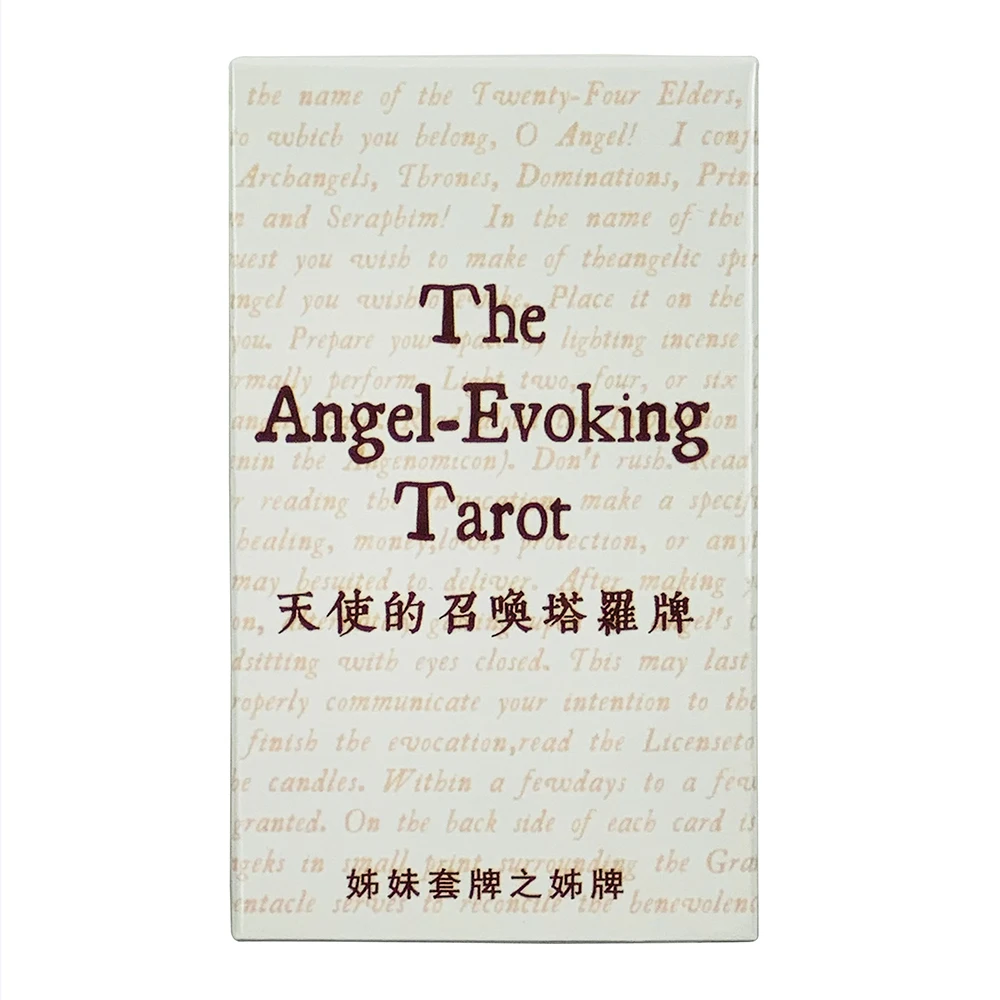 Nueva baraja de tarot: Tarot de Invocación de Ángeles, 78 cartas de estilo retro.