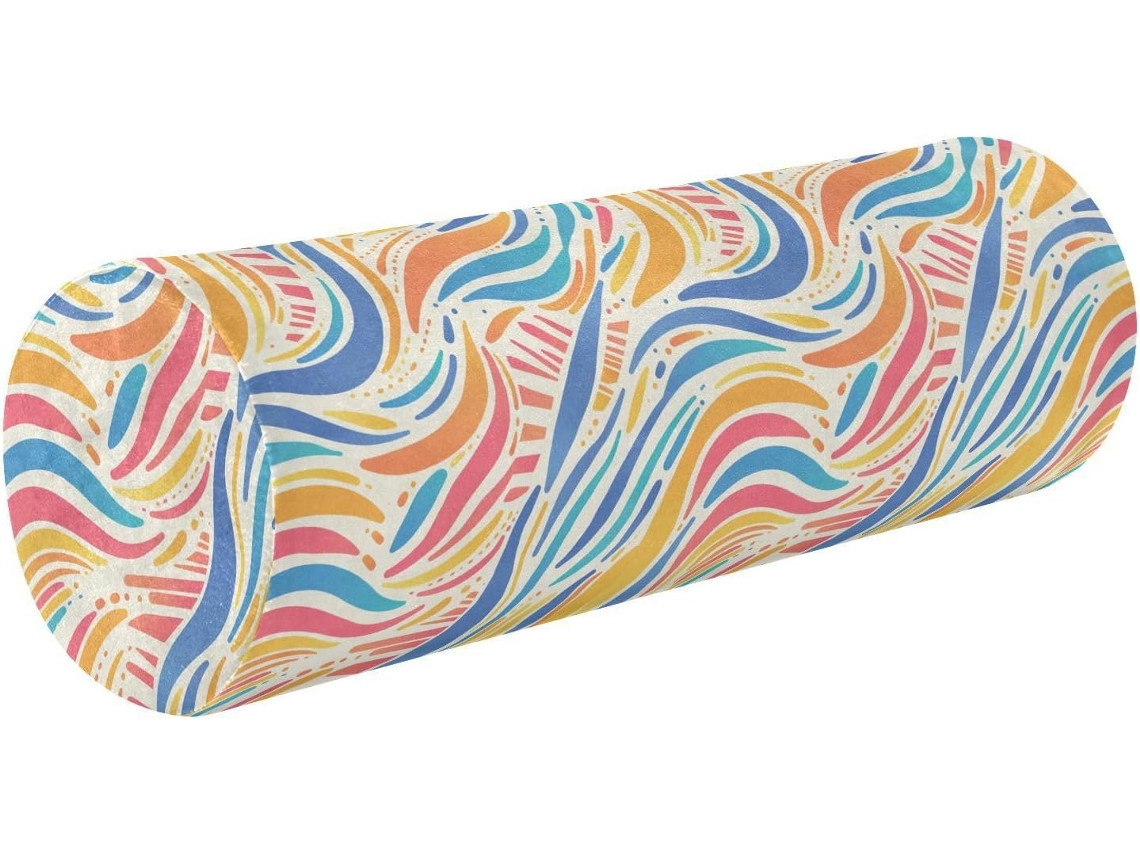Almohada Frodotgv Cervical Redonda (poliéster) (espuma Viscoelástica).brsoporte Espuma Viscoelástica Soporte