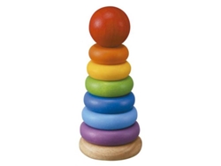 Juguete de Madera PLAN TOYS Torre de Anillos