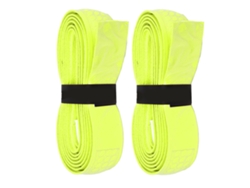 2 Overgrips Amarillos Gruesos Para Raquetas De Tenis Y Bádminton, Absorbentes Del Sudor.