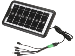 Cargador De Teléfono Con Panel Solar Para Exteriores De 5 Puertos