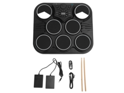 Bateria Eletrônica EOOCOO com triggers duplos e entrada para fones