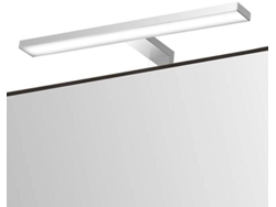 Kibath Aplique Led Espejo Baño 45 Cm 10w 500 Lm 4000k Ip44 Abs Cromo