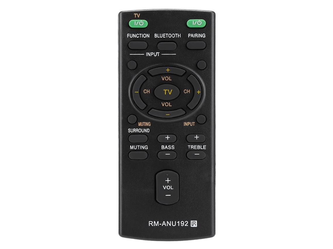 Mando A Distancia De Repuesto Rm-anu192 Para Barra De Sonido Sony Sact60bt Htct60bt Sswct60