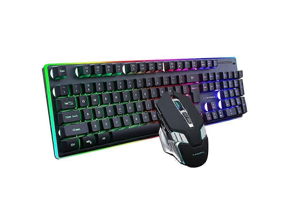 Juego de teclado y ratón Bluetooth retroiluminado Fruitful Y Km99 para oficina en casa Facpoet