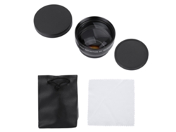 Lente teleconvertidor HD con aumento 2x de 52 mm para cámara con montura de 52 mm.