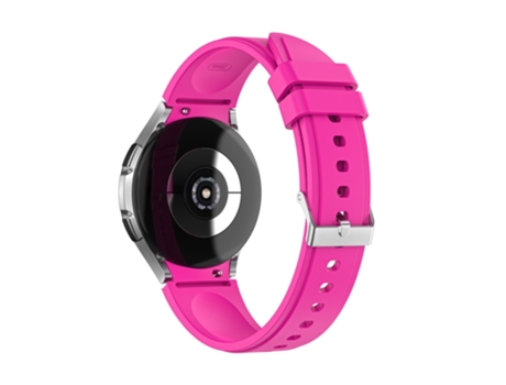 Correa de Silicona ajustable para Samsung Galaxy Watch4 Classic 46mm/Watch4 Classic 42mm/Watch4 44mm/Watch4 40mm - rosa
