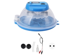 Incubadora de 8 huevos con control de temperatura y volteador automático para incubar pollos, palomas, codornices y patos, enchufe UE 220 V