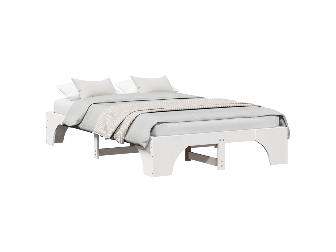 Maison Exclusive - Estructura De Cama 120 X 200 Cm Madera De Pino Macizo